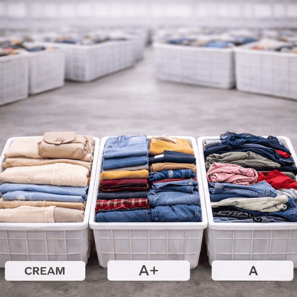 Transparente Qualitätsbewertung für Second-Hand-Kleidung