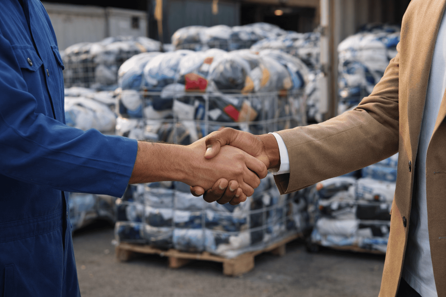 Partnerschaft im Großhandel mit Second-Hand-Kleidung