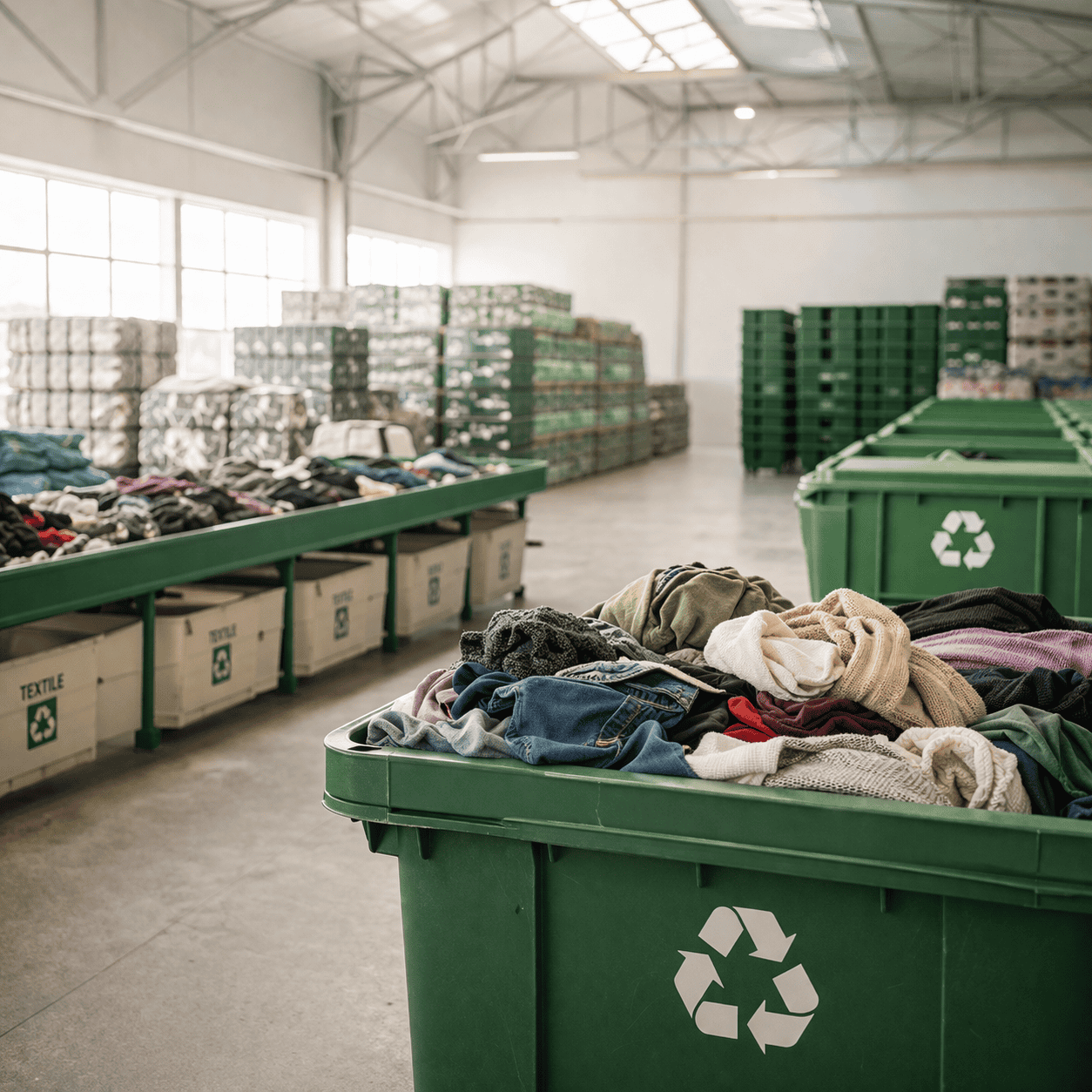 Nachhaltiges Textilmanagement und Recyclingprozesse
